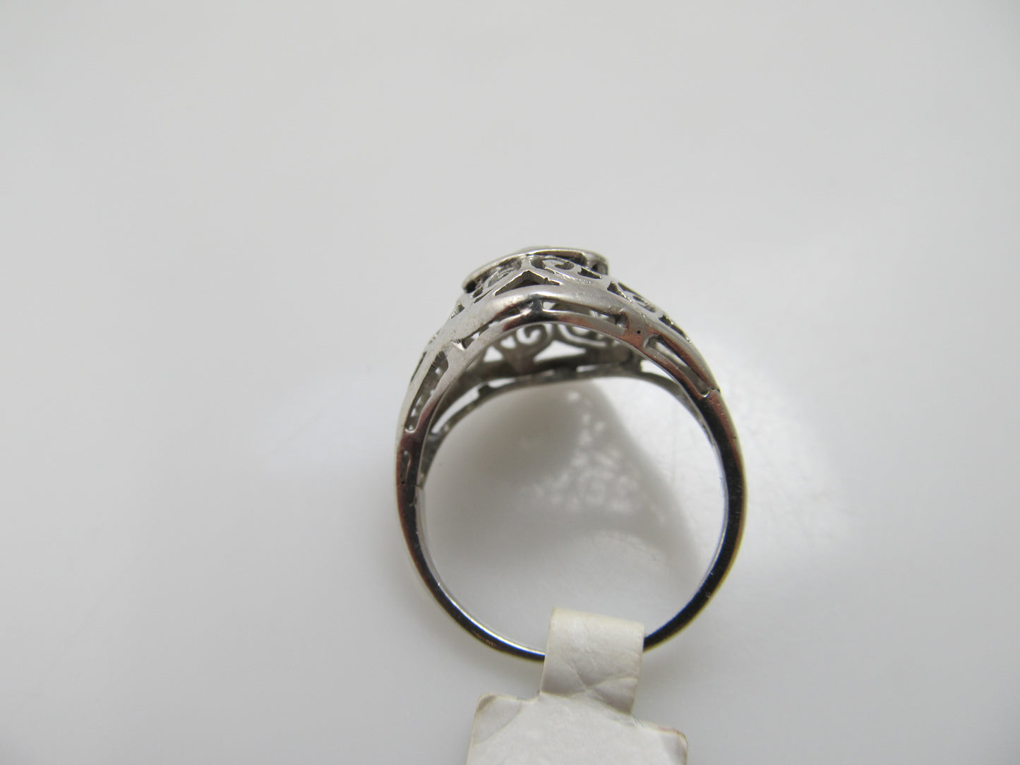Vintage filigree diamond ring