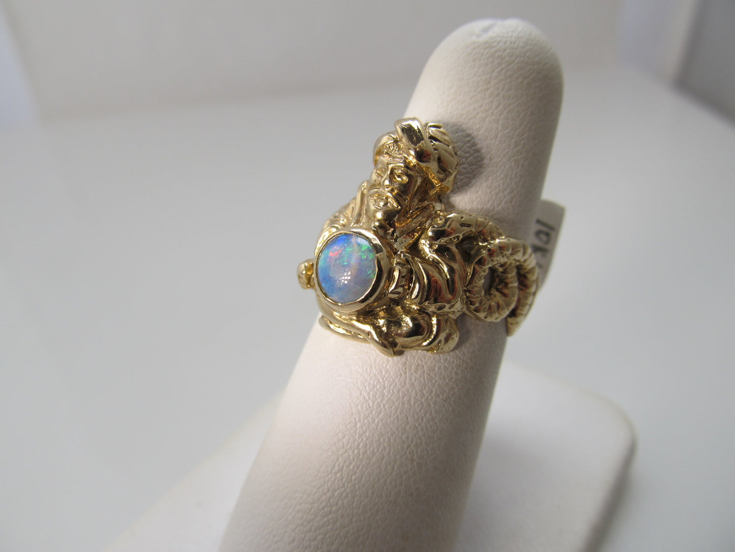 Vintage opal fortune teller ring