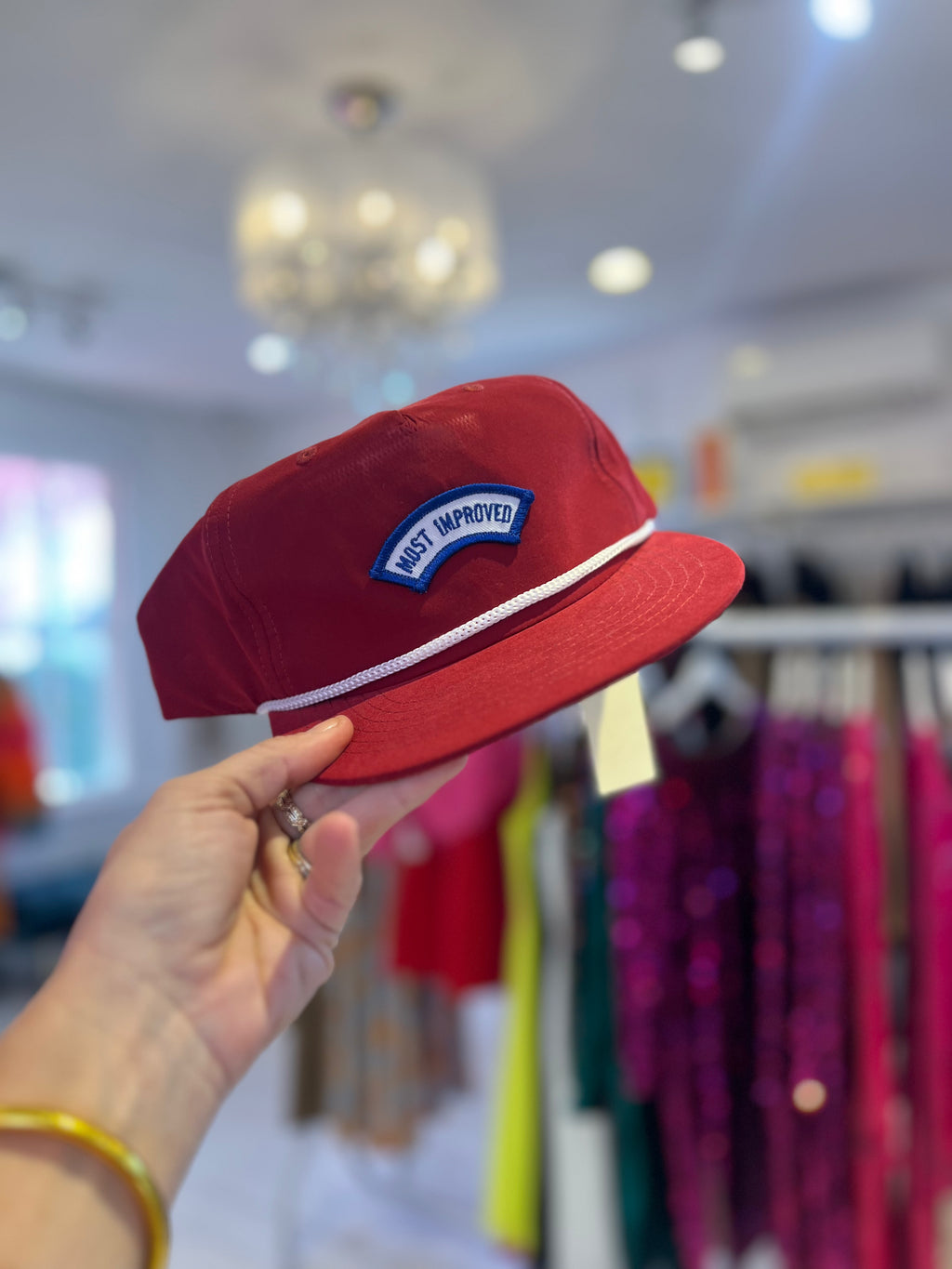 Most improved vintage patch hat