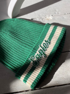 Vintage Eagles patch baby eagles green beanie