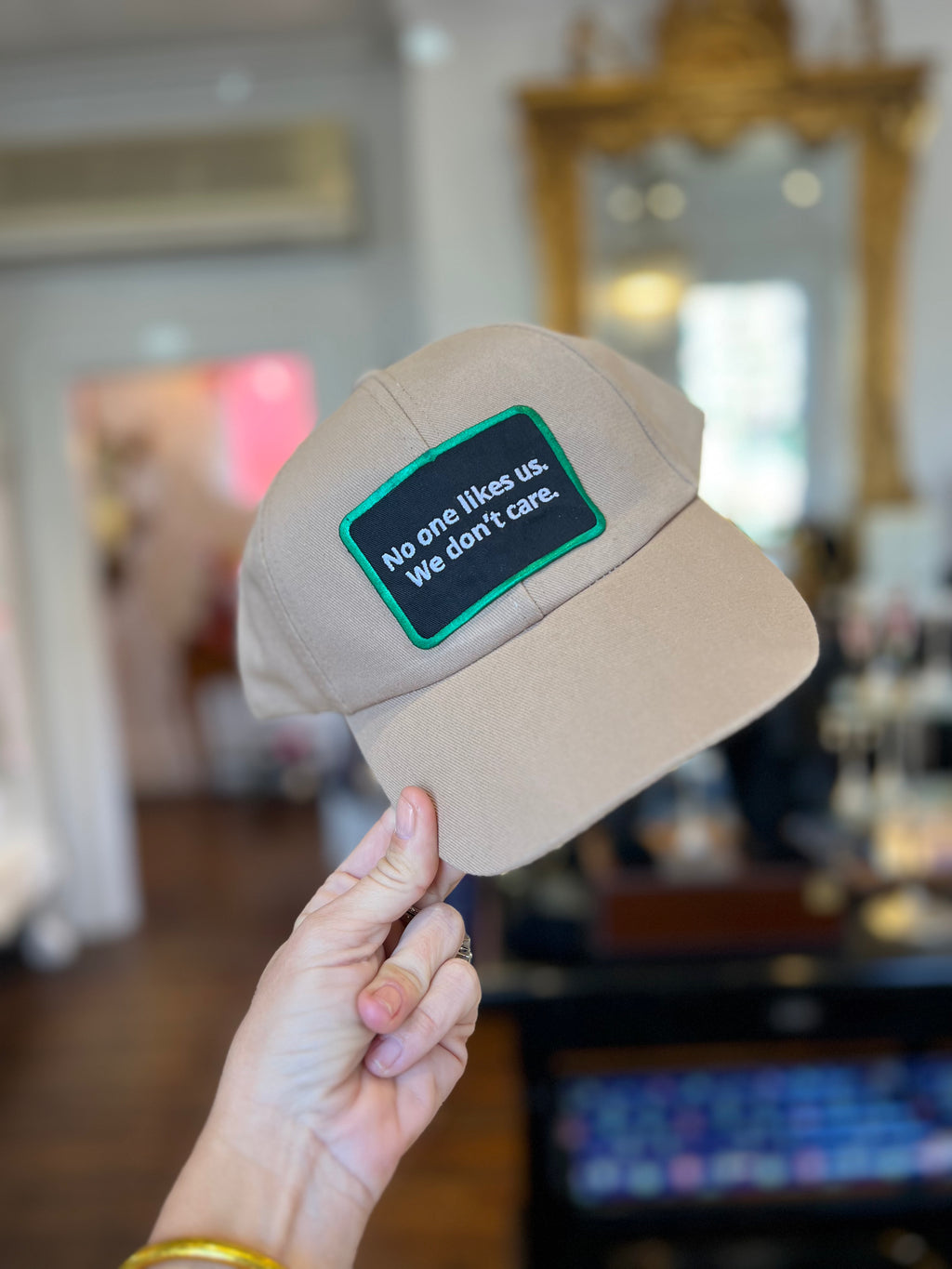 No one likes us we don’t care, Eagles patch hat