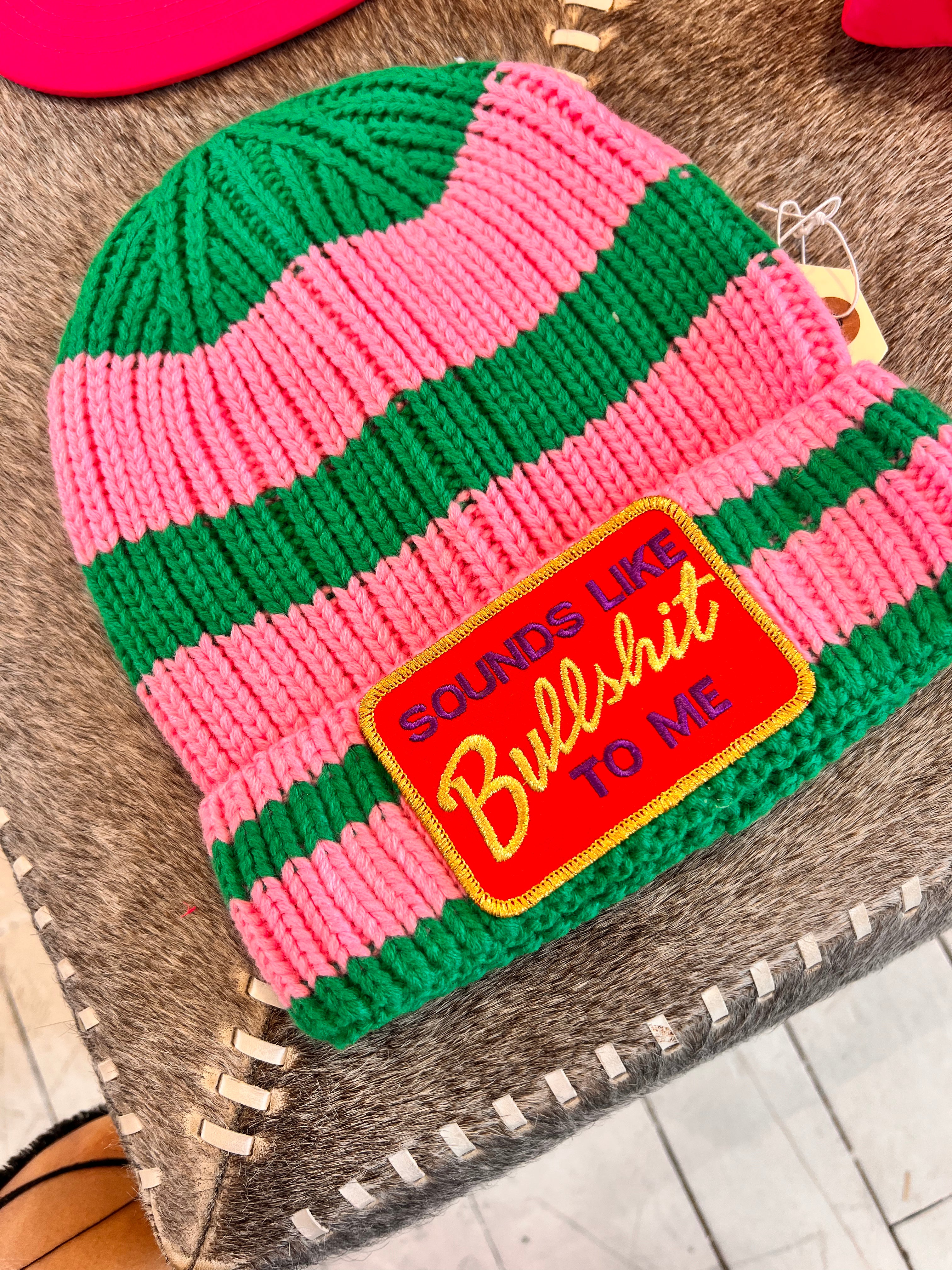 Vintage naughty beanie