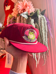 Vintage patch maroon hat