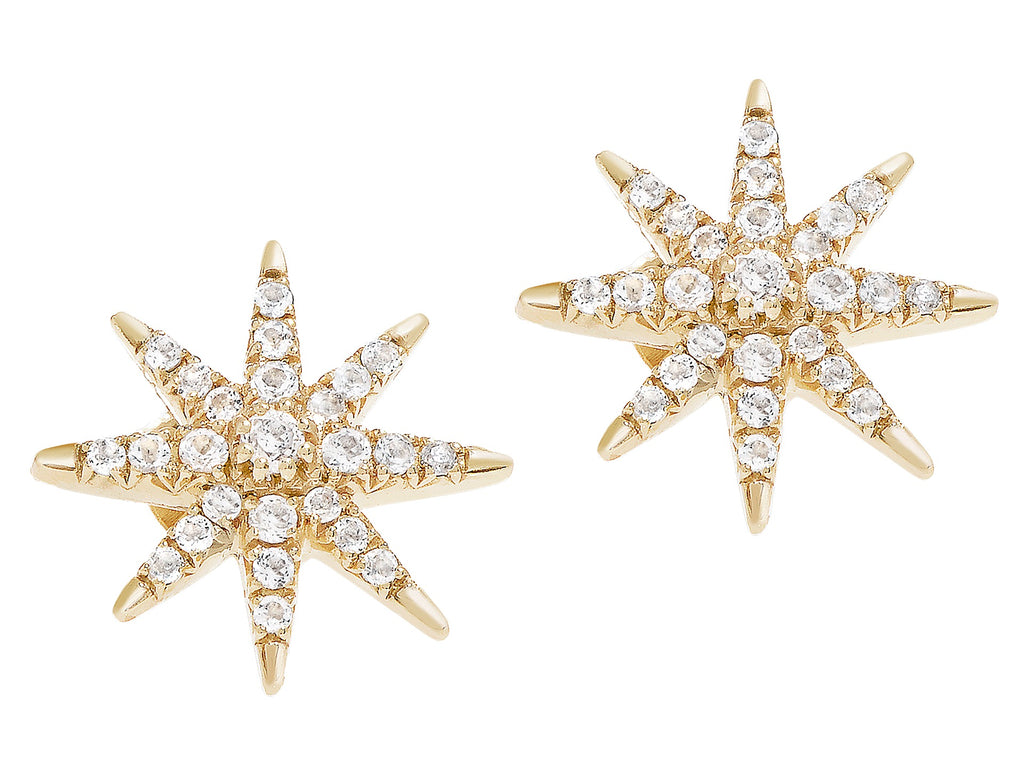 Elizabeth and James signature compass rose stud earrigns
