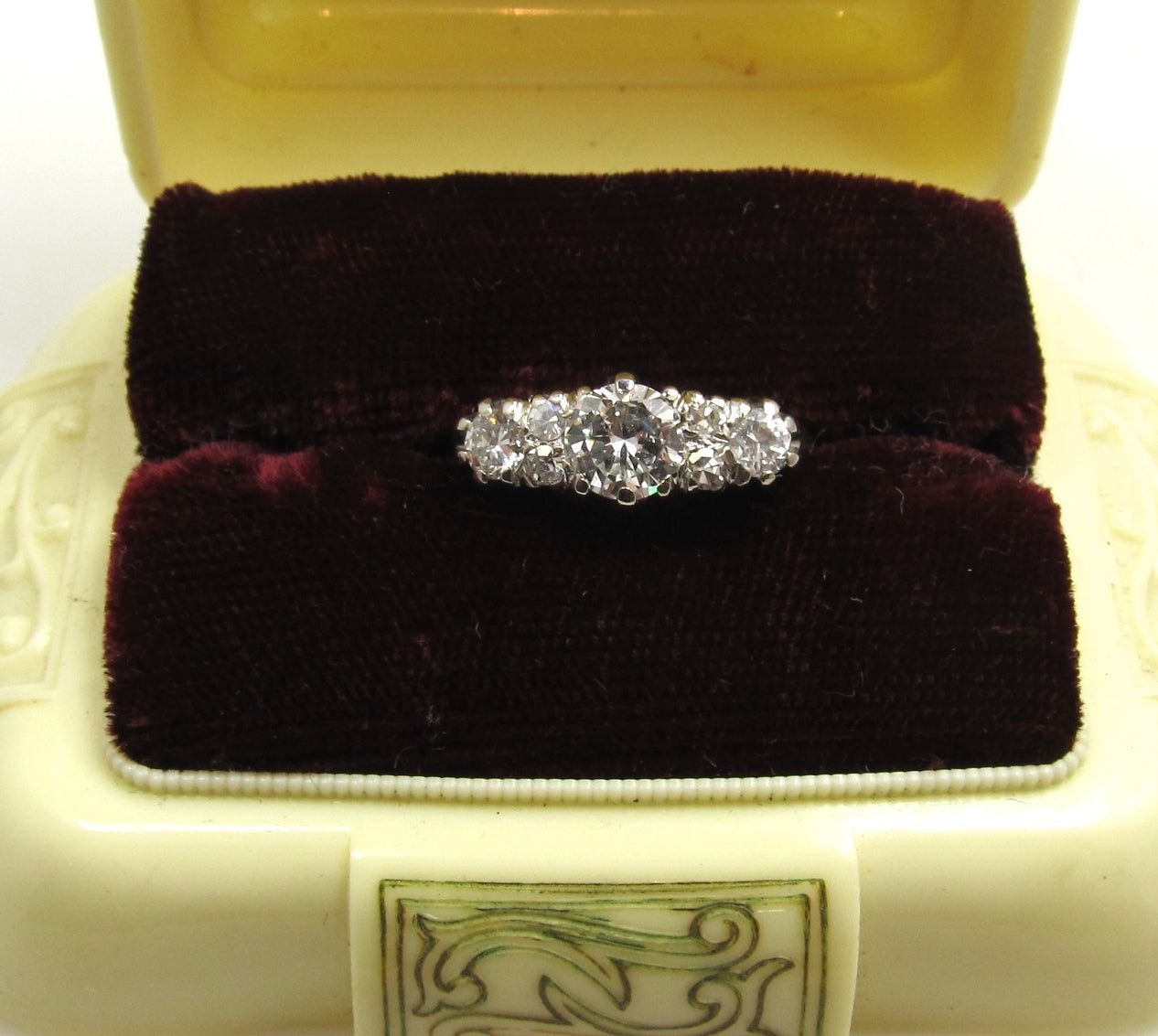 antique diamond band, victorious cape may