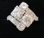 Platinum Ring With 3.30cts In Diamonds, Circa 1920
