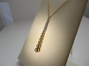 Gabriel & Co diamond drop necklace