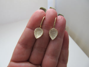 Gabriel & Co pave diamond drop earrings