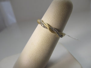 Gabriel & Co 2 tone diamond band