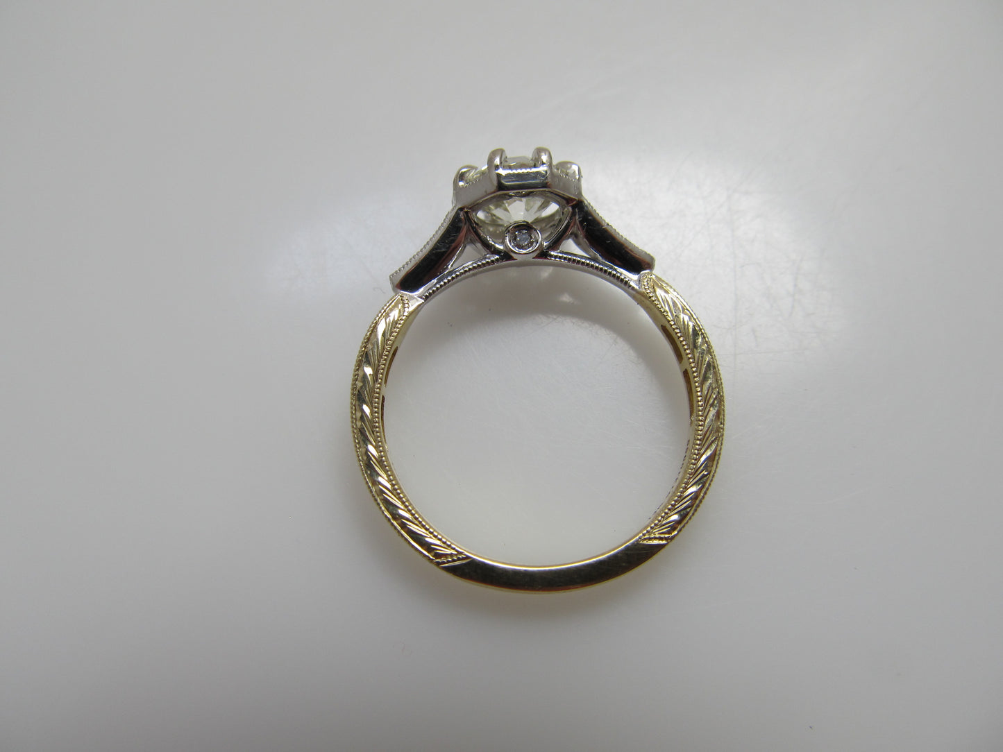 Gabriel & Co 1.00ct diamond engagement ring