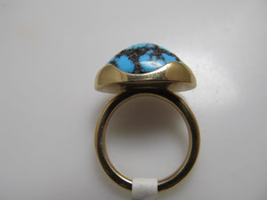 Handmade turquoise ring