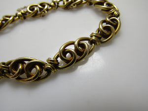 Antique French 18k link bracelet