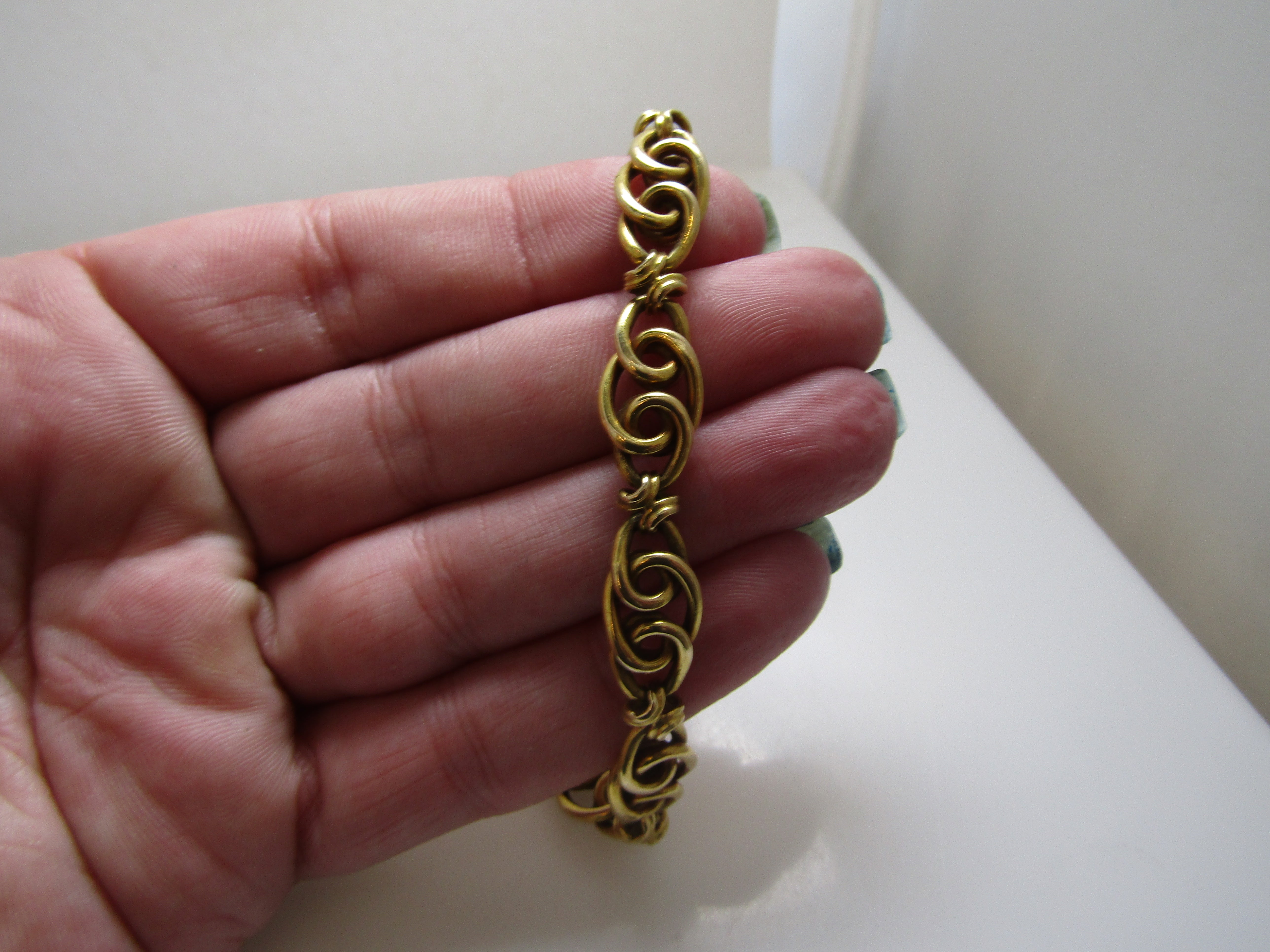 Antique French 18k link bracelet