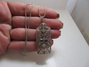 Antique filigree necklace