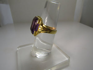 5ct amethyst diamond ring