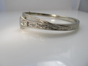 Antique equestrian nail bangle bracelet