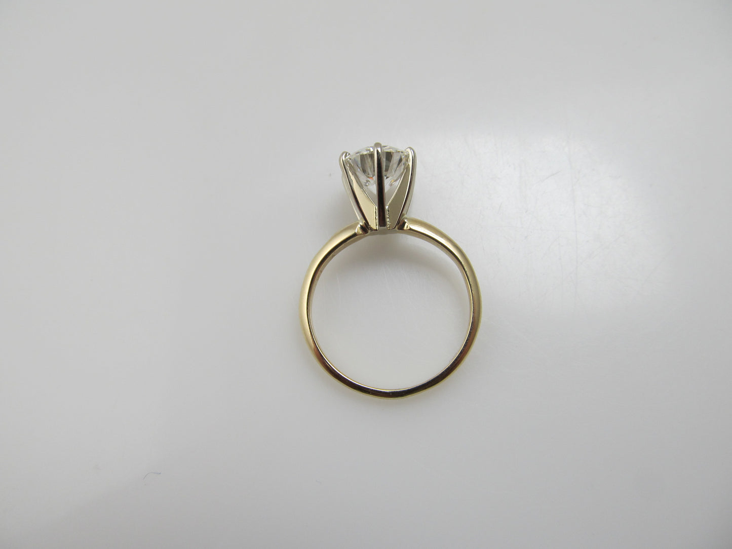 Classic tiffany set 1.94ct diamond engagement ring