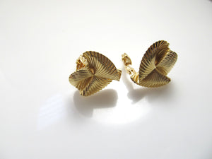 Tiffany & Co vintage 14k yellow gold clip earrings