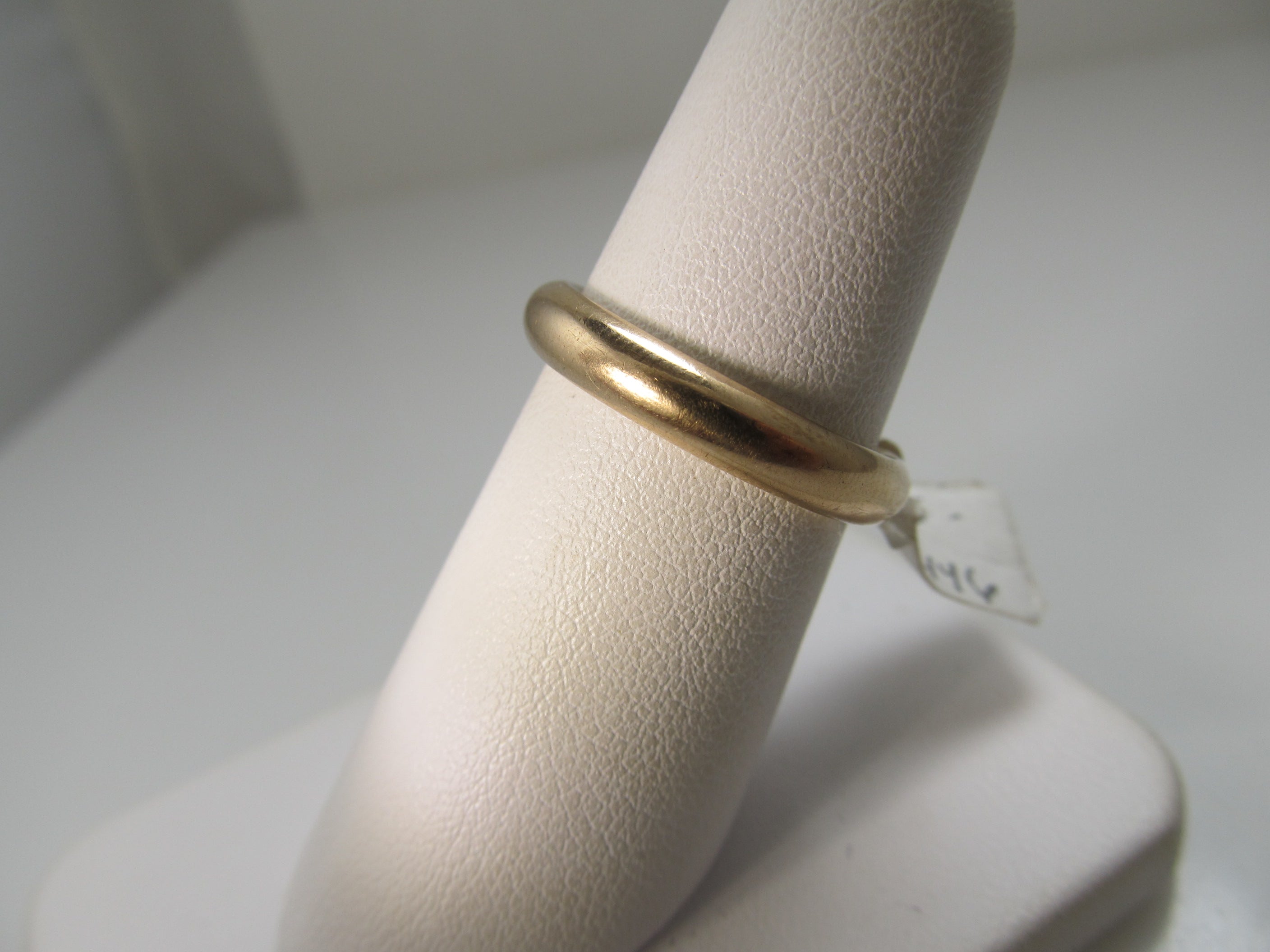 Dated 1898, 14k rose gold wedding band