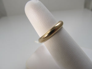 Dated 1898, 14k rose gold wedding band