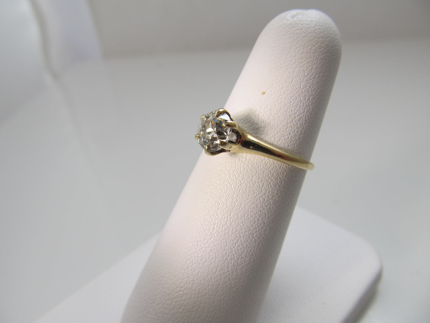 Antique .80ct diamond engagement ring