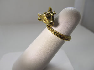 We have a cow ring!