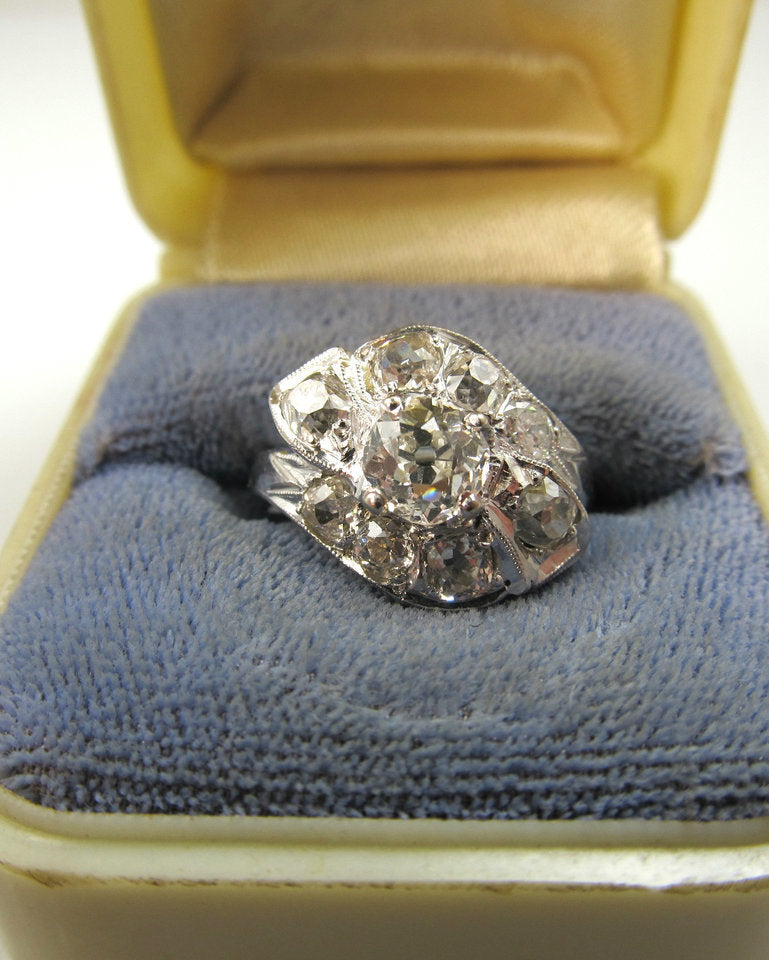 Vintage diamond ring, victorious cape may