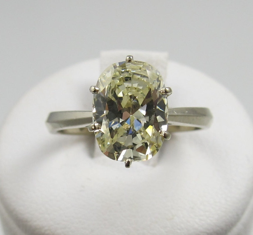 Vintage oval diamond ring, Victorious Cape May