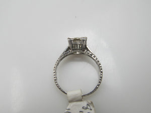 Antique Platinum Ring With A 1.30ct Center Diamond, Circa 1920