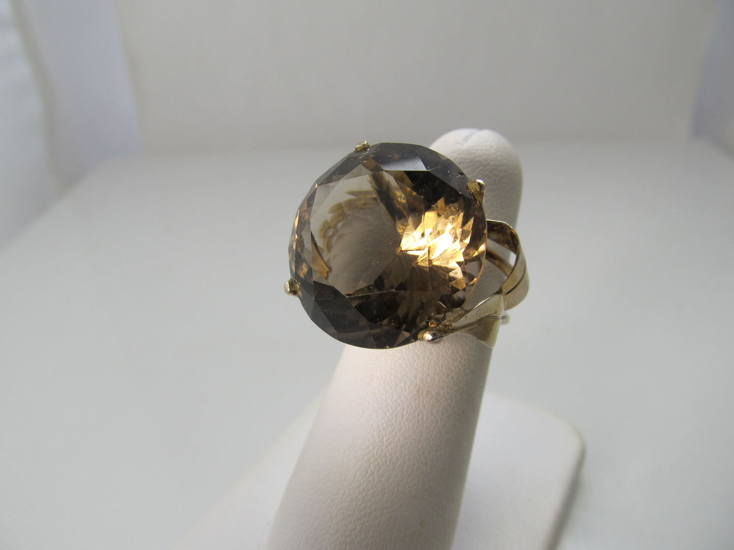 Vintage 30.00 smokey quartz ring