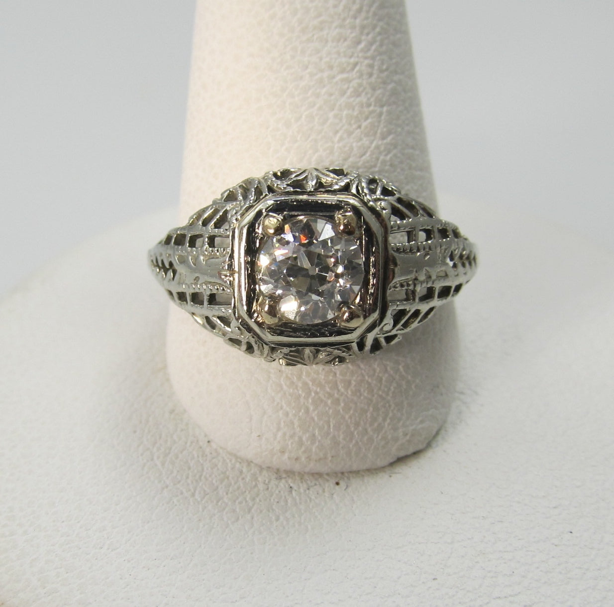 antique diamond engagement ring, victorious cape may
