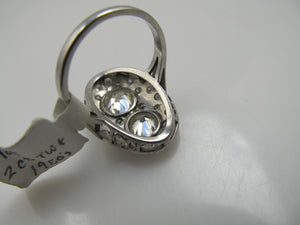 Vintage 2.40ct Tw Diamond Ring In Platinum