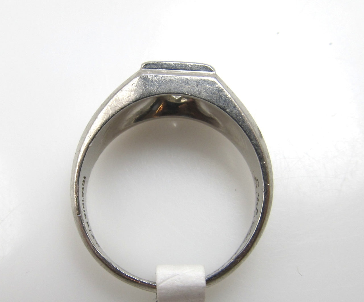 Platinum ring with a .80ct diamond, ring is dated 1933