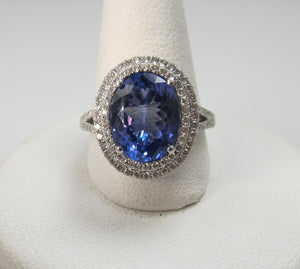 estate tanzanite diamond ring, victorious cape may