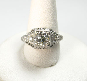 vintage diamond engagement ring, victorious cape may