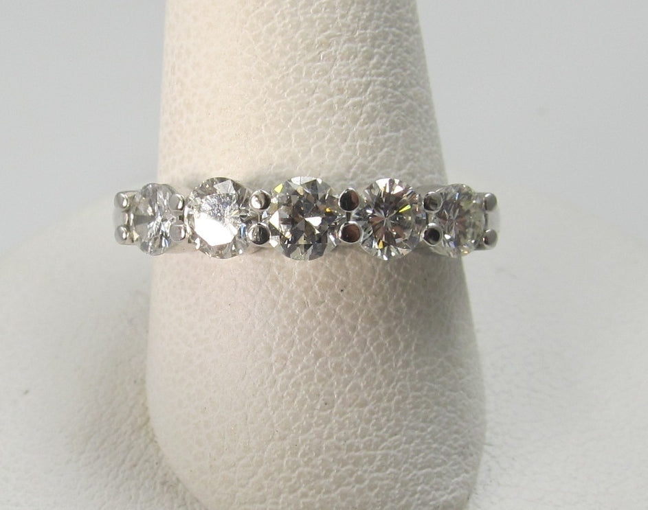 2.27ct Diamond Eternity Band In 14k White Gold