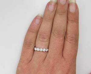 2.27ct Diamond Eternity Band In 14k White Gold