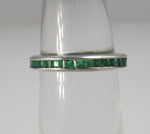 vintage emerald eternity band