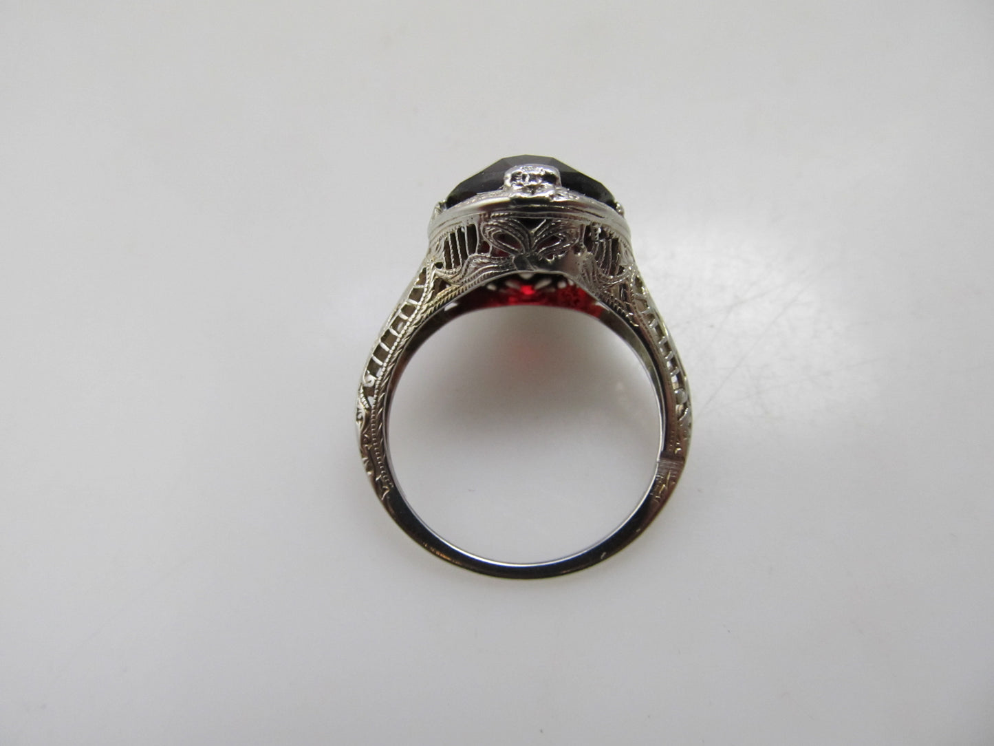 Vintage 5.00ct garnet ring
