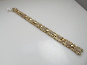 14k Yellow Gold Bracelet With 5.00cts In Diamonds, Si2-i1, H-i