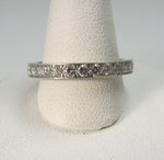 1.30ct diamond platinum eternity band