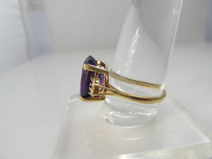 6.00ct amethyst and diamond ring