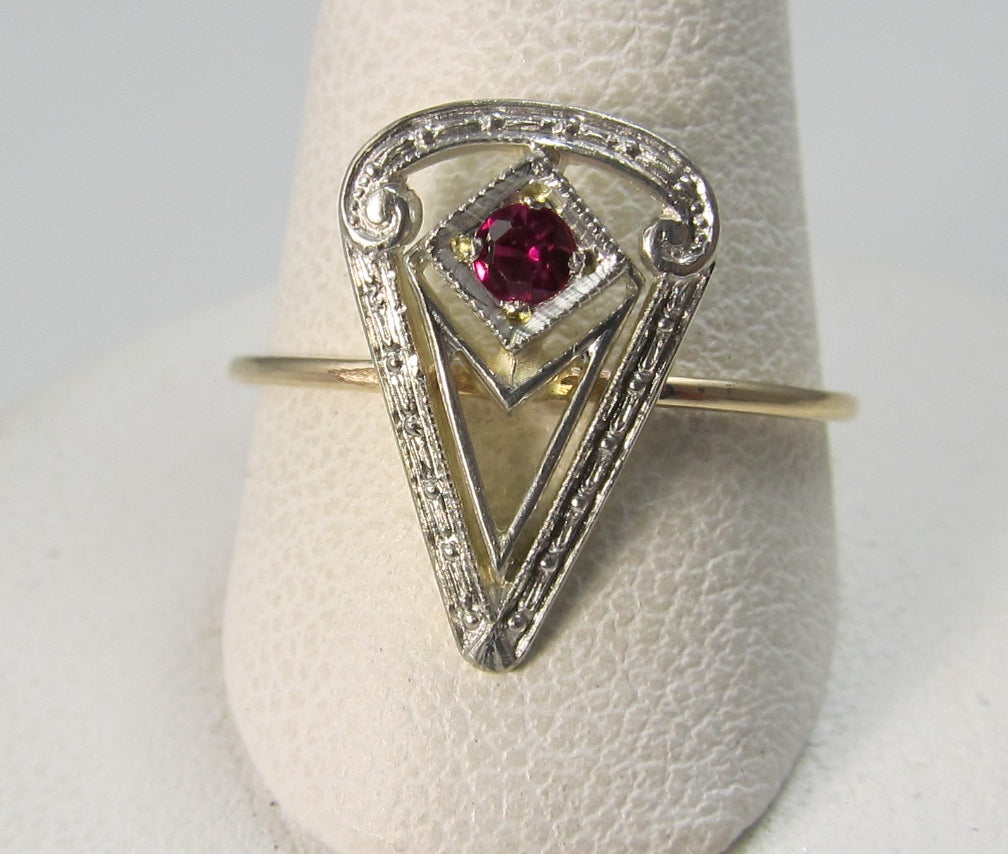 Vintage conversion ring, antique jewelry, Victorious Cape May