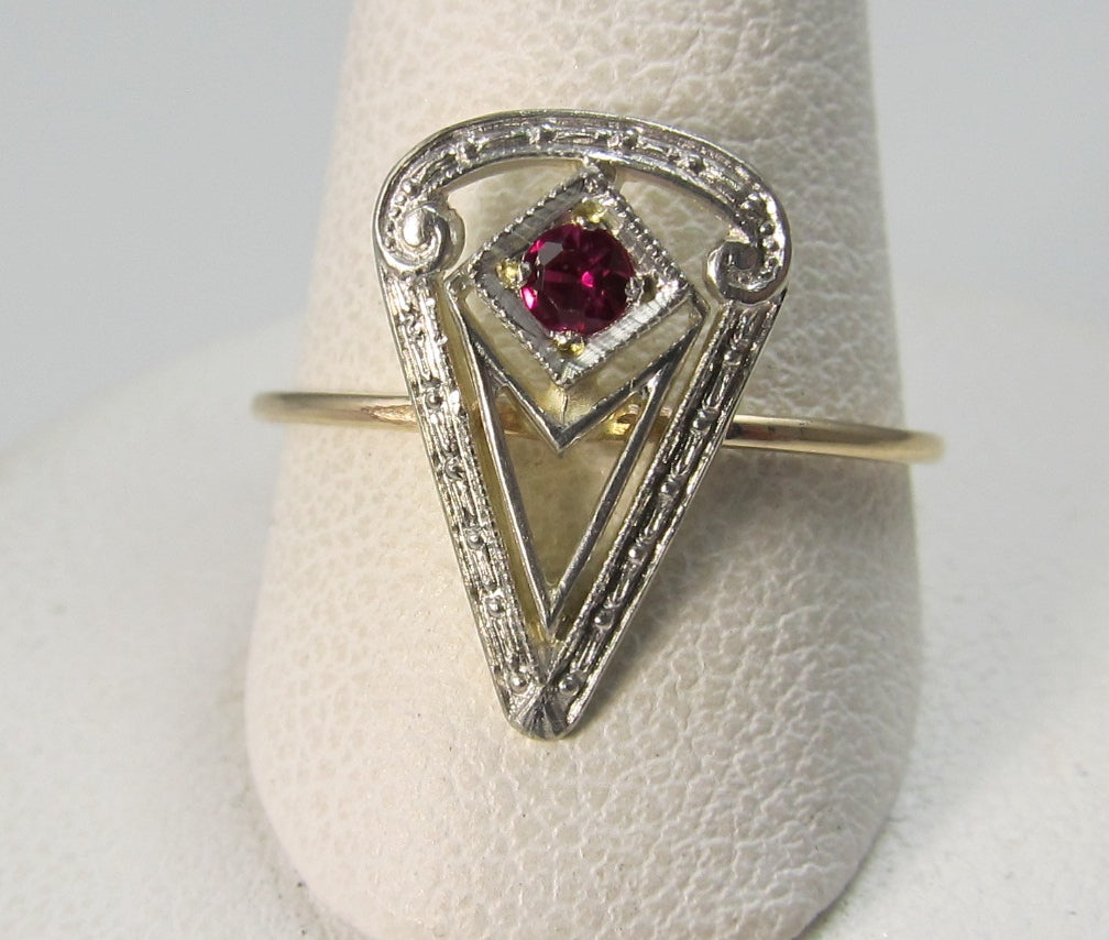 Vintage conversion ring, antique jewelry, Victorious Cape May