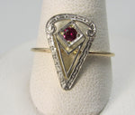 Vintage conversion ring, antique jewelry, Victorious Cape May