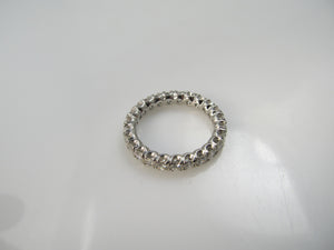 Platinum eternity band with 1.30cts in diamonds