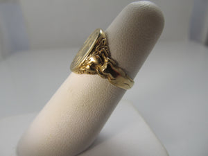 Art Nouveau signet ring