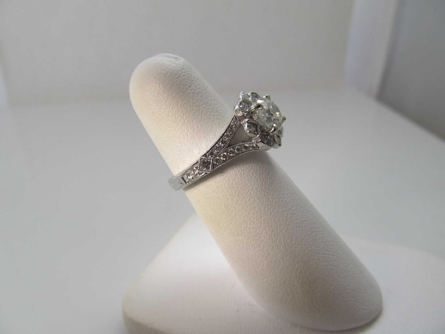 Gabriel & Co 1.10ct diamond ring