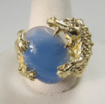 Estate dragon egg ring, Victorious Cape May
