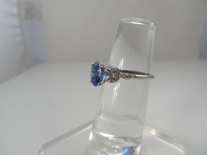 Gabriel & Co tanzanite diamond ring